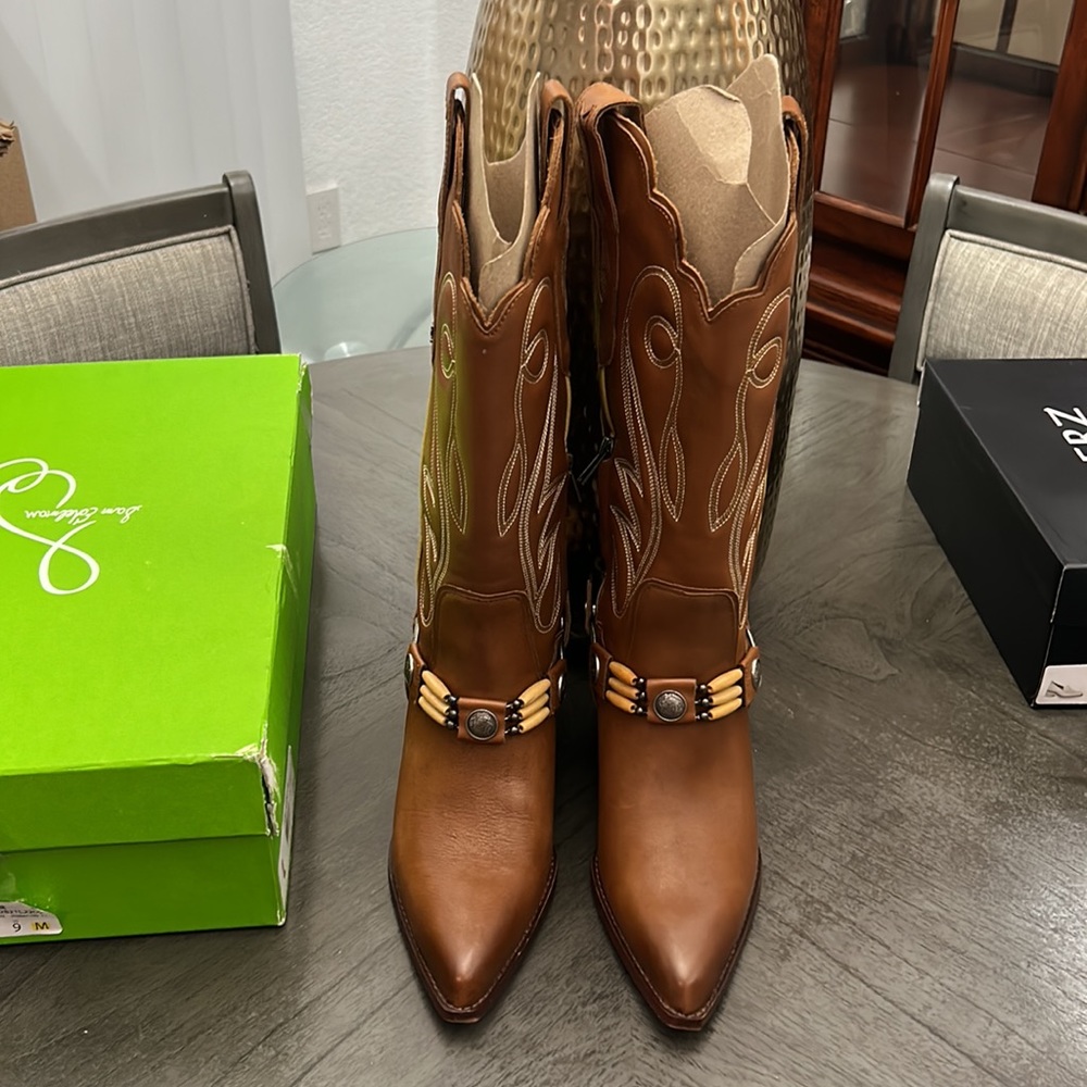 SAM EDELMAN JACKIE WESTERN BOOT - Picture 5 of 14